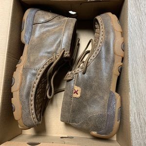 Twisted X boys tall driving moccasin.